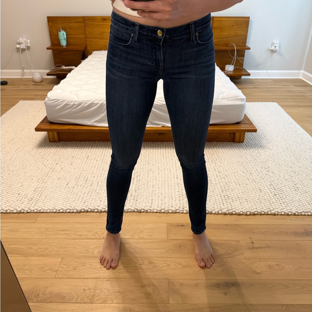J Brand Mid Rise Skinny Jeans